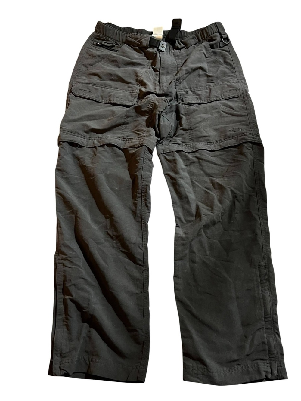 The North Face Black Cargo Hiking Transformer Shorts Pants M Size (186)